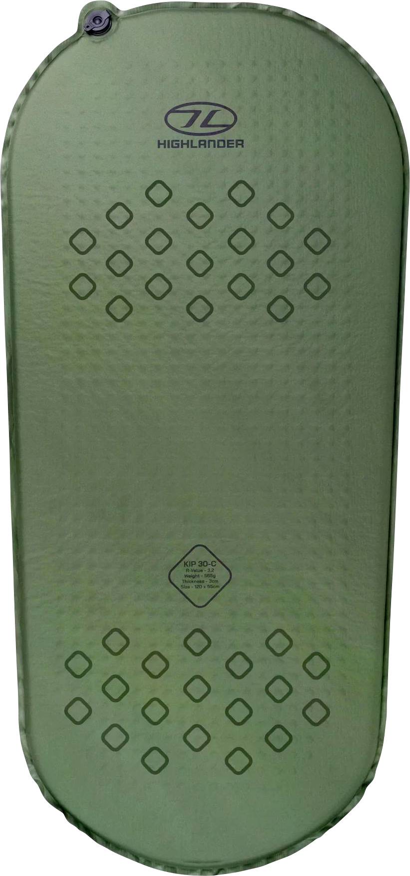 Blauer Umschlag mit abstraktem Design, mit einem weißen Streifen in der oberen rechten Ecke mit dem Text 