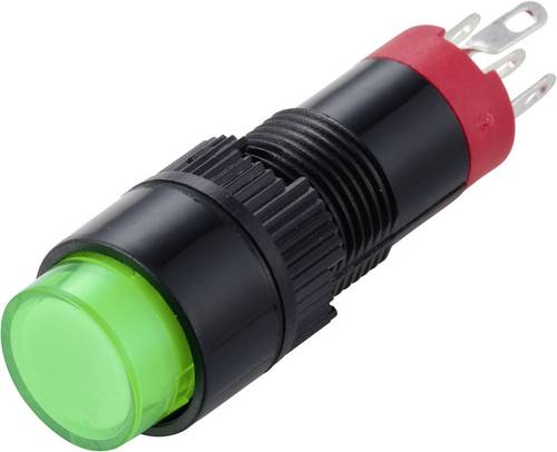 TRU COMPONENTS TC-14939952 Druckschalter 250 V/AC 0.5 A 1 x Ein/Ein rastend (L x B x H) 38 x 12 x 1