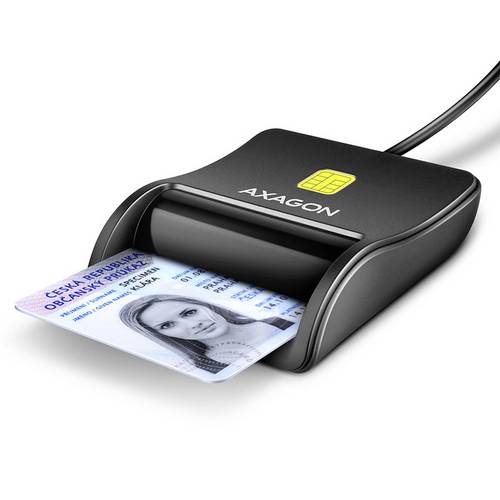 AXAGON Cre-Sm3n Usb Smart Card Flatreade