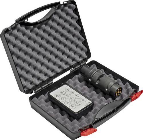 SecoRüt 70210 12 Volt Funk Anhängersteckdosentester Wireless Kit 13&7 pol. Zugwagentester 12 V Pole