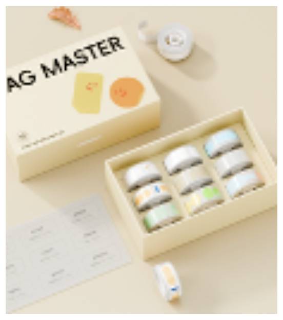 Produktverpackungspräsentation für 