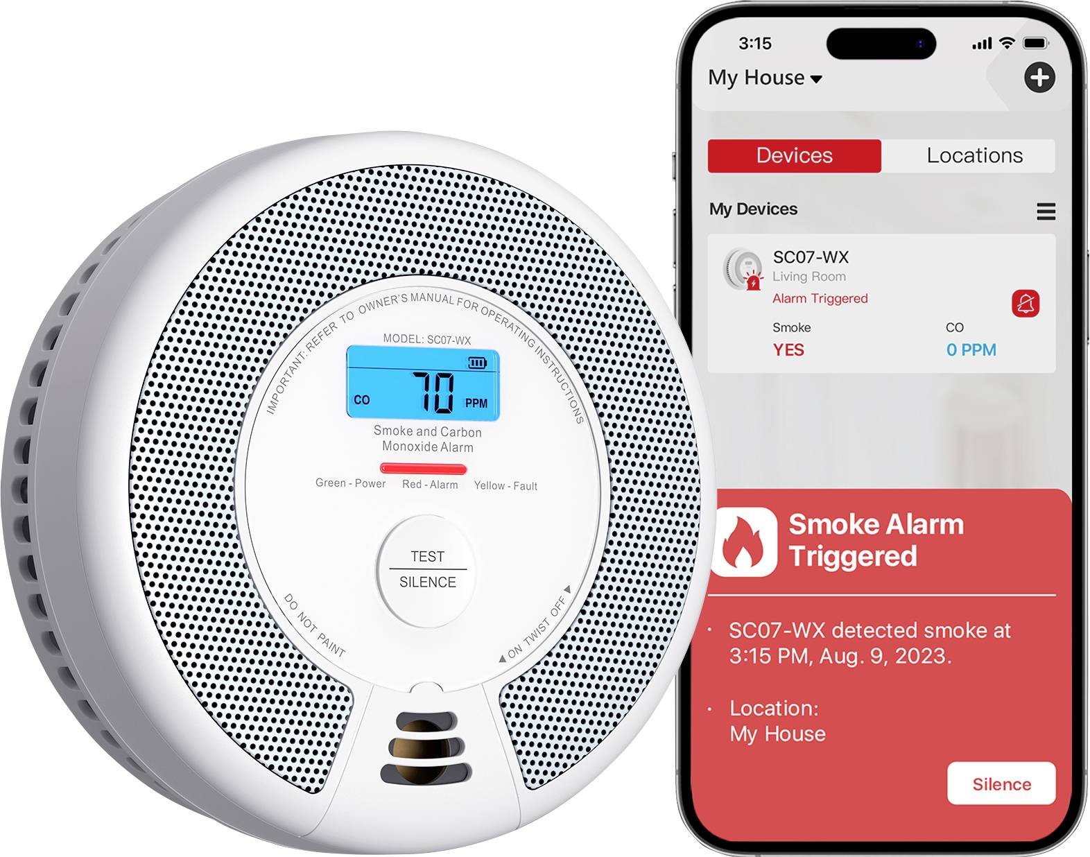 Ein lila Handyhülle mit einem kreisförmigen Ladesymbol, das für ein Samsung-Smartphone entwickelt wurde und die Kameraausschnitte und Tasten zur Schau stellt.
