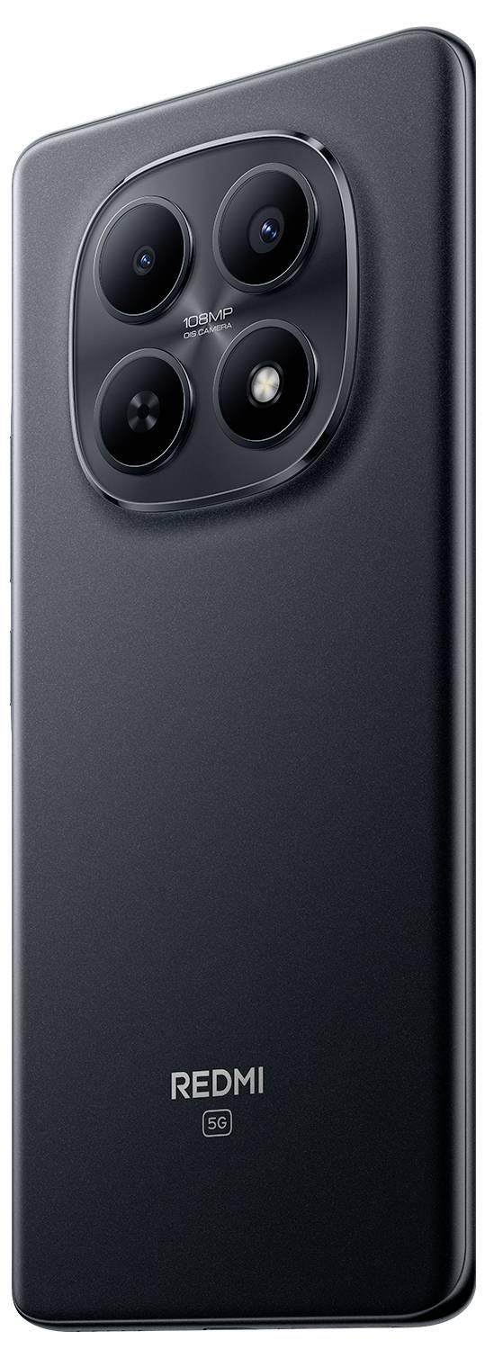 Ein Smartphone mit einem Quad-Kamera-Setup auf der Rückseite, mit dem Markenlogo 