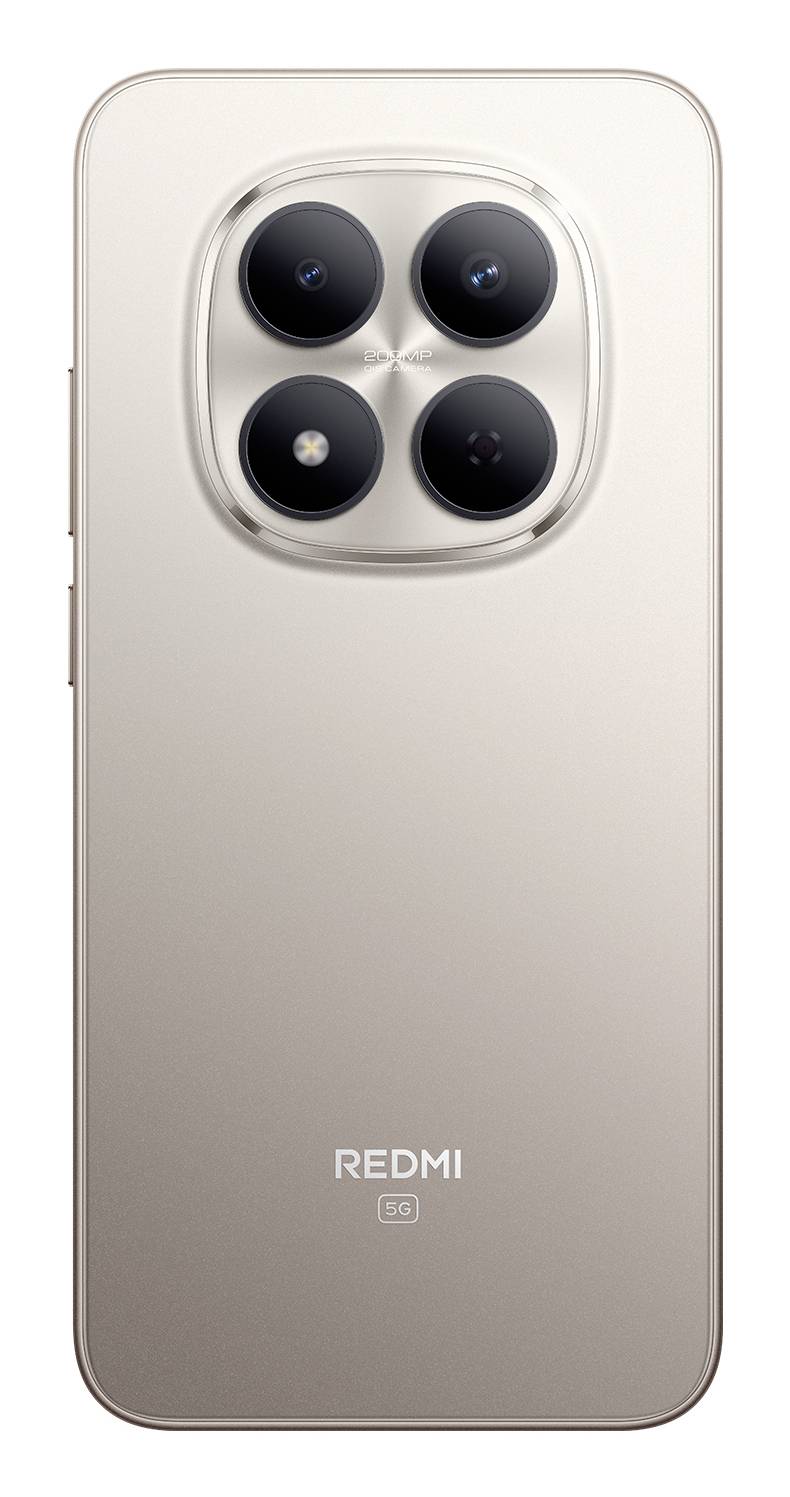 Ein modernes weißes Bürotischtelefon mit digitaler Anzeige zur Anrufer-Kennung. Es hat eine Tastatur, einen schnurgebundenen Hörer und Funktionstaster.