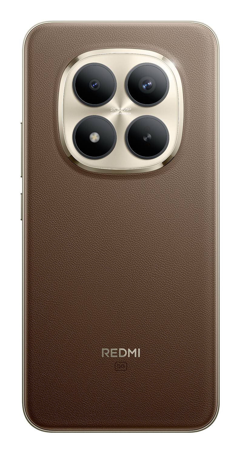 Seitenansicht eines schlanken Smartphones in Roségold mit Lautstärkereglern und dreifacher Kameraobjektive.