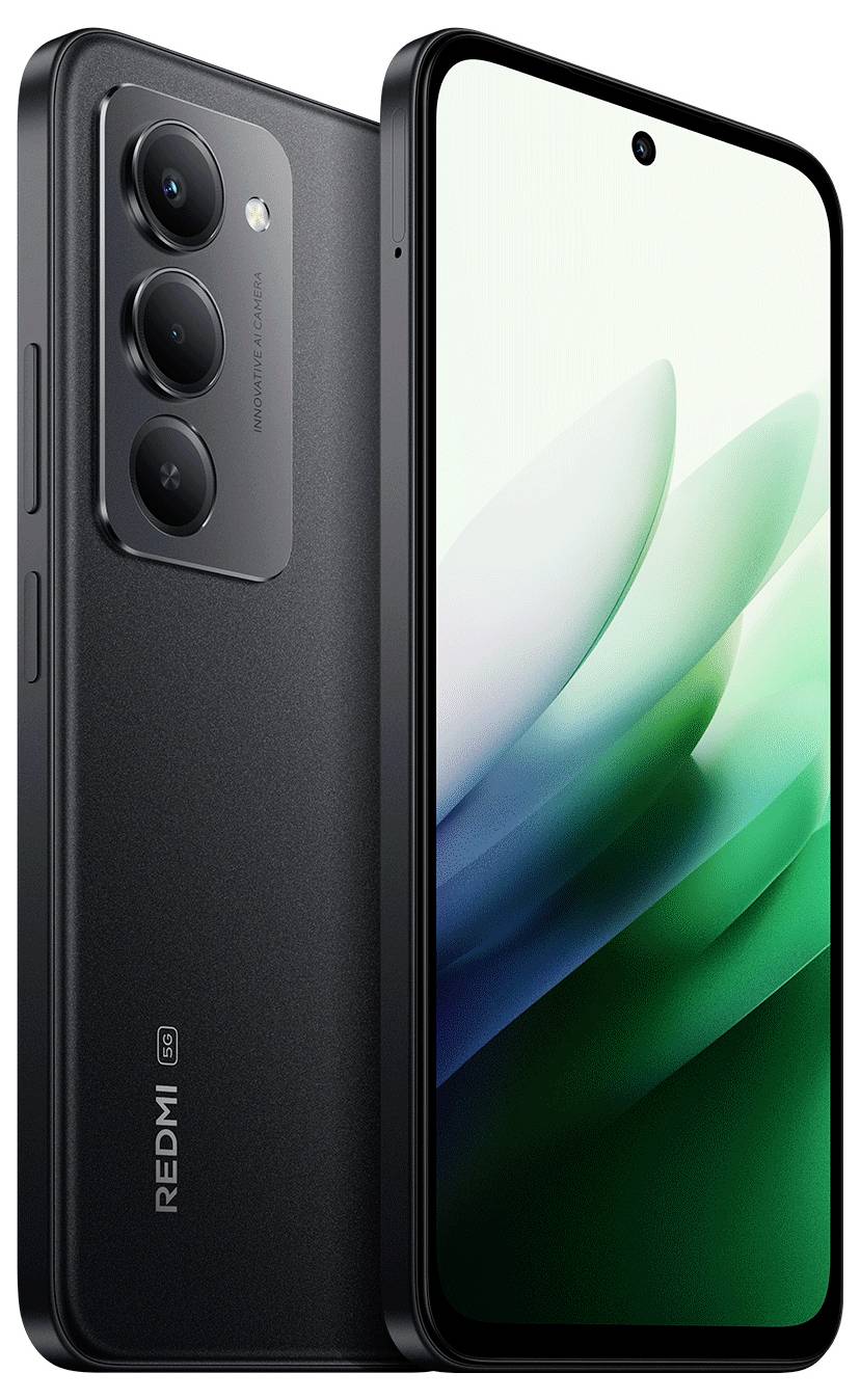 Ein Smartphone mit großer Tastatur und einfacher Benutzeroberfläche, die Uhrzeit und Datum anzeigt, sowie App-Verknüpfungen für 