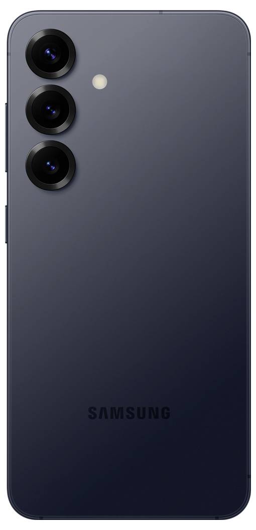 Schwarzes rechteckiges Smartphone mit Rückkamera und Lautsprecher, Markenbezeichnung „doro