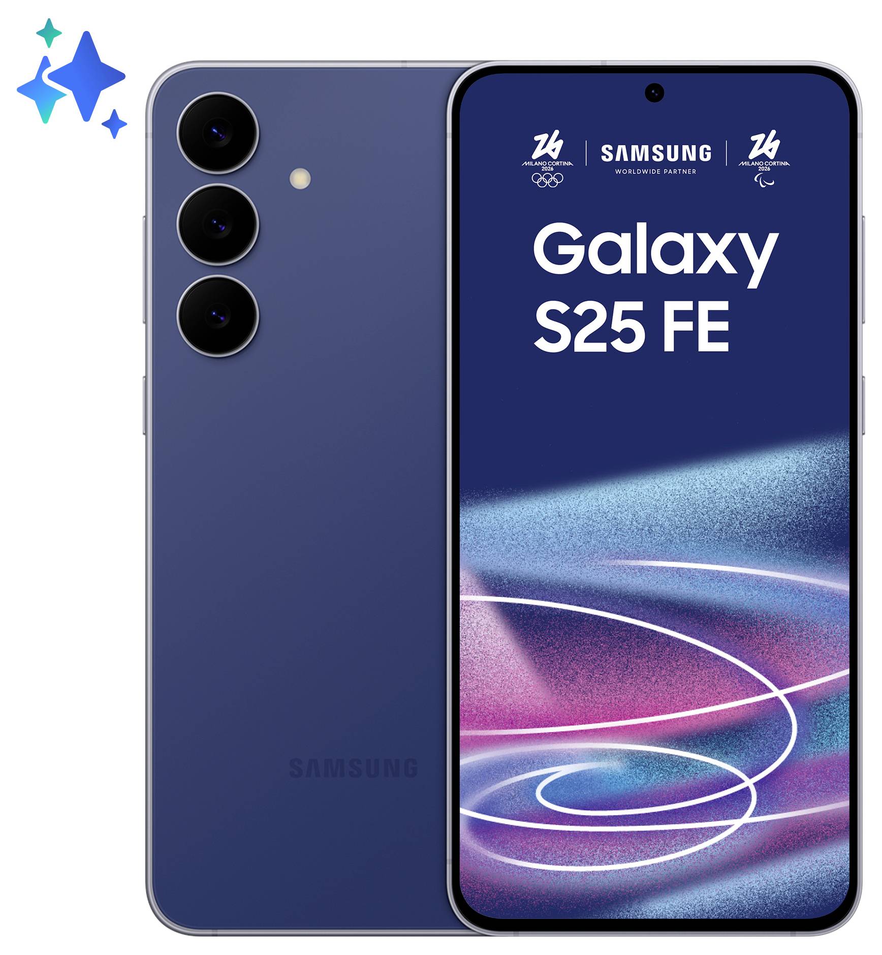 Ein Smartphone mit der Bezeichnung „Galaxy S25 FE