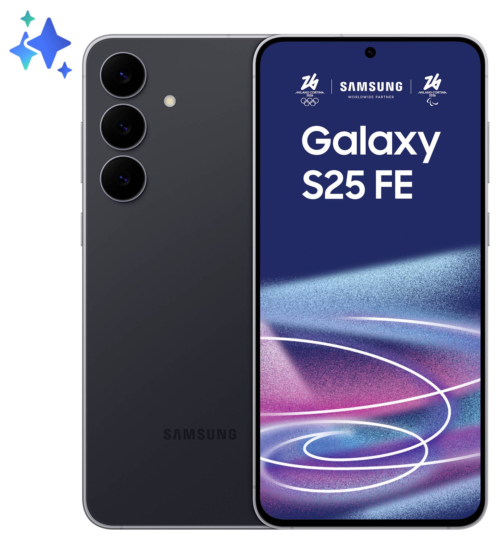 Samsung Galaxy S25 FE 128GB Schwarz EEK B (A - G) 17cm (6.7 Zoll) Smartphone