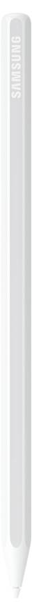Ein eleganter, weißer digitaler Stift mit glatter, zylindrischer Form und feiner Spitze, entworfen für präzise Eingaben auf Touchscreens.