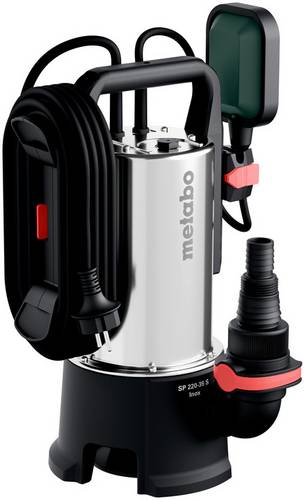 Metabo 601797000 SP 220-35 S Inox Schmutzwasser-Tauchpumpe 22000 8 m
