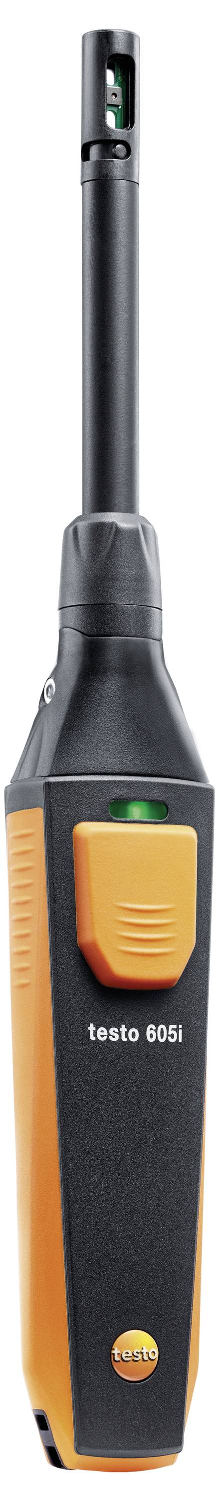 Tragbares digitales Messinstrument mit schwarzem und orangefarbenem Gehäuse, gekennzeichnet mit 