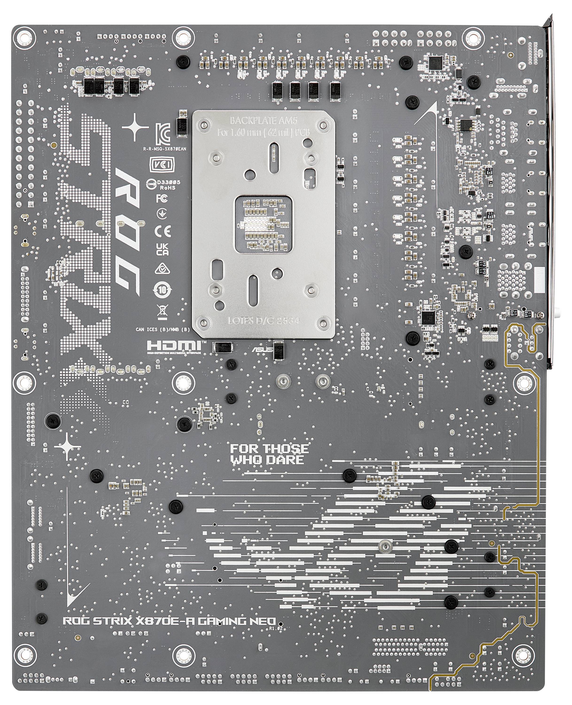 Asus ROG STRIX X870E-A GAMING WIFI7 NEO Mainboard Formfaktor (Details) ATX