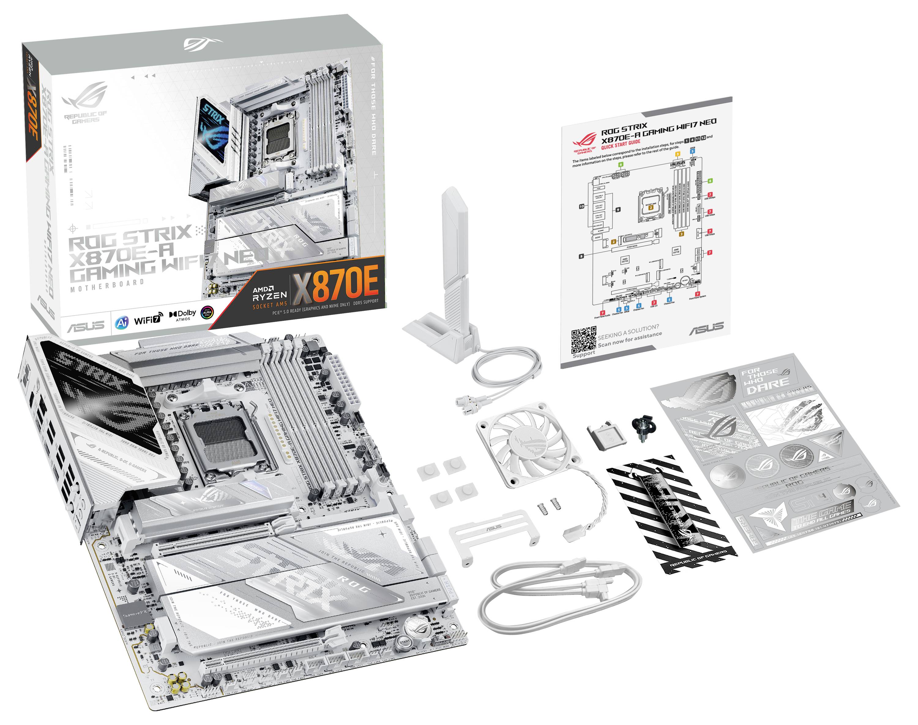 Asus ROG STRIX X870E-A GAMING WIFI7 NEO Mainboard Formfaktor (Details) ATX