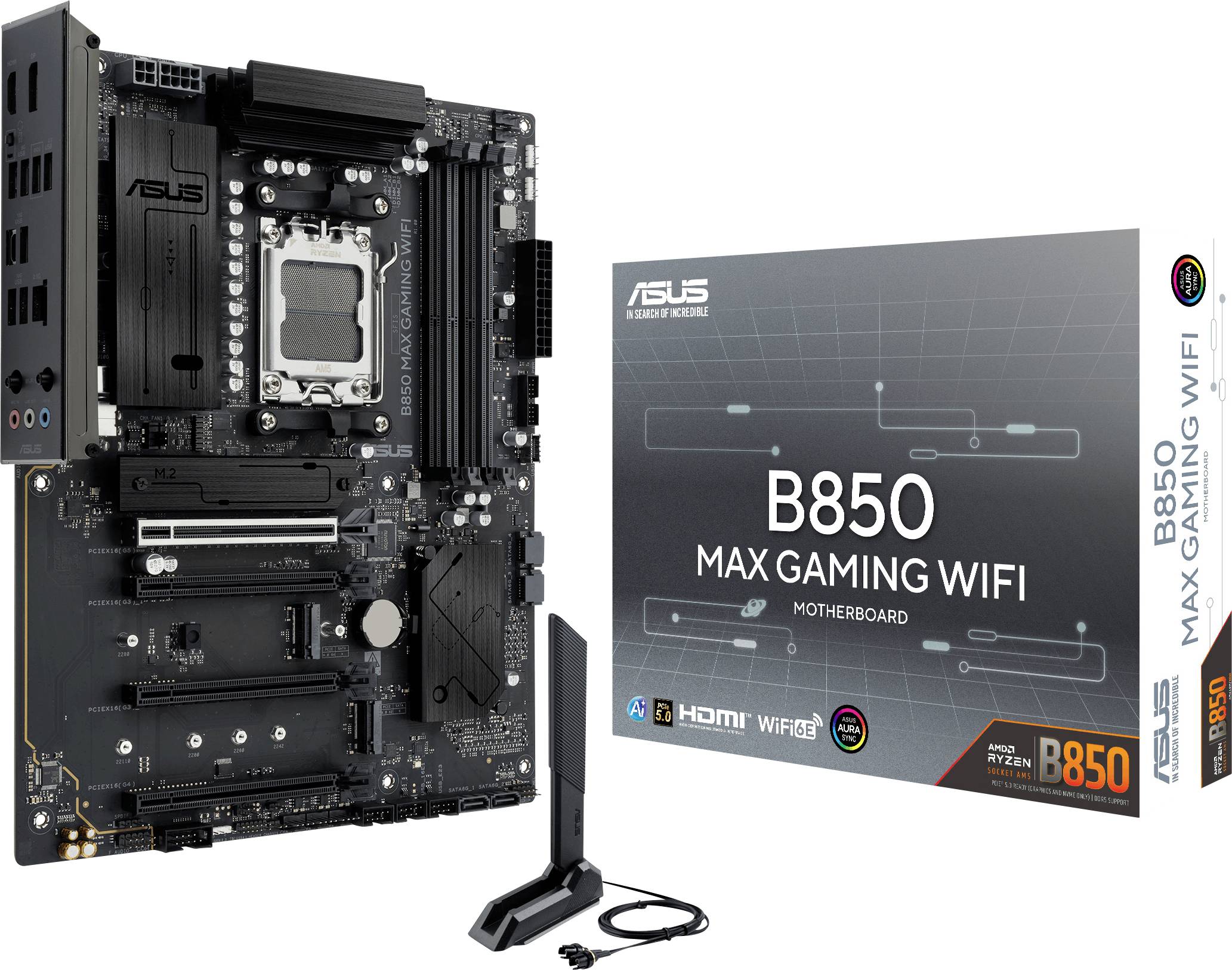 Asus B850 MAX GAMING WIFI ATX MB Mainboard Formfaktor (Details) ATX