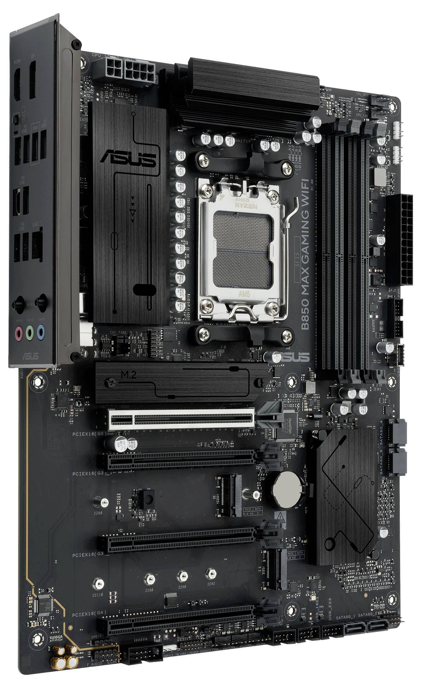 Asus B850 MAX GAMING WIFI ATX MB Mainboard Formfaktor (Details) ATX
