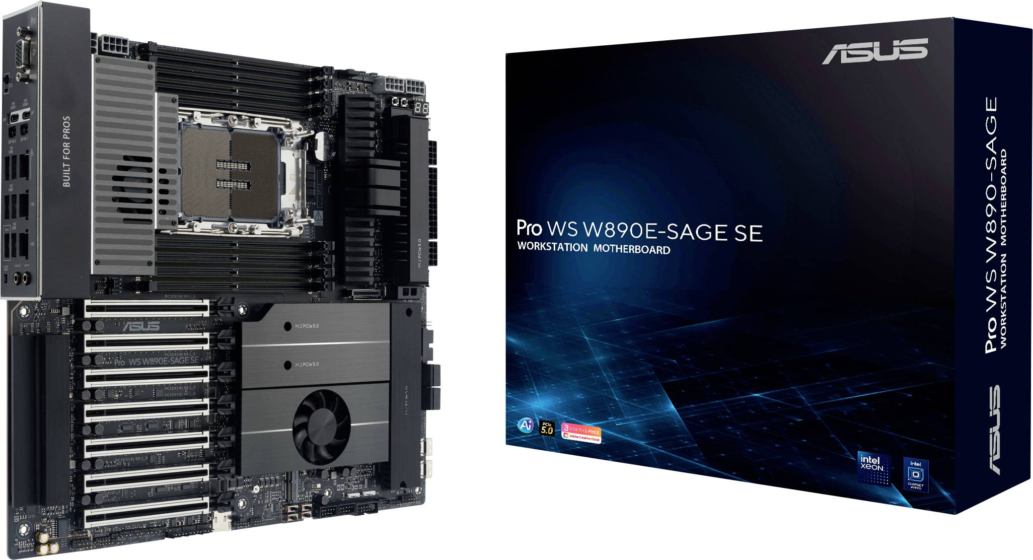 Asus PRO WS W890E-SAGE SE LGA4710-2 EEB Mainboard Formfaktor (Details) EEB
