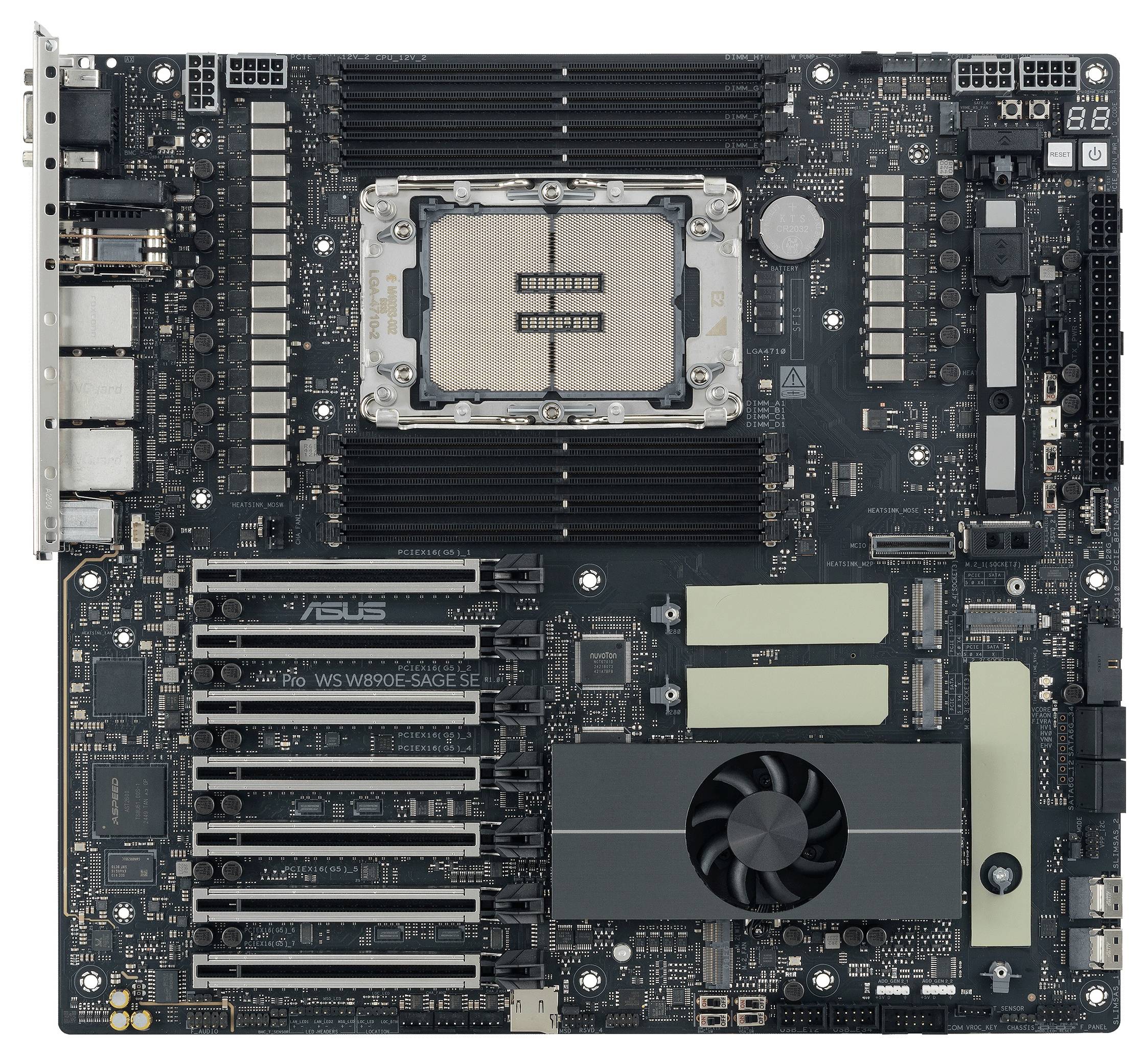 Asus PRO WS W890E-SAGE SE LGA4710-2 EEB Mainboard Formfaktor (Details) EEB