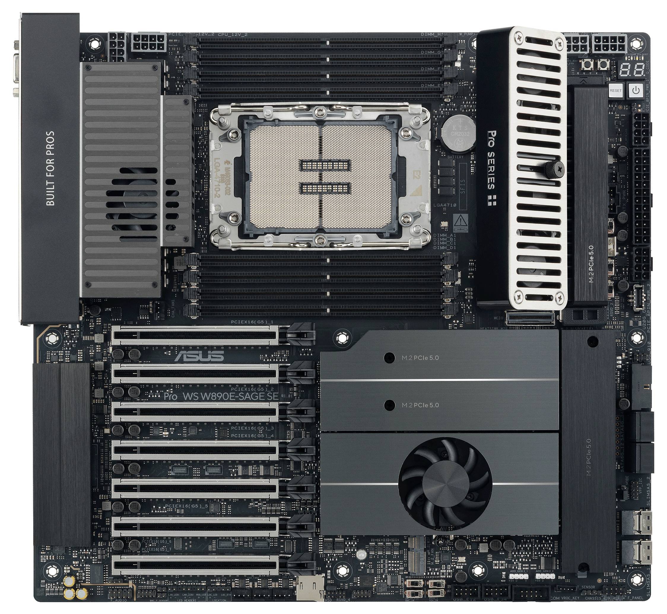 Asus PRO WS W890E-SAGE SE LGA4710-2 EEB Mainboard Formfaktor (Details) EEB