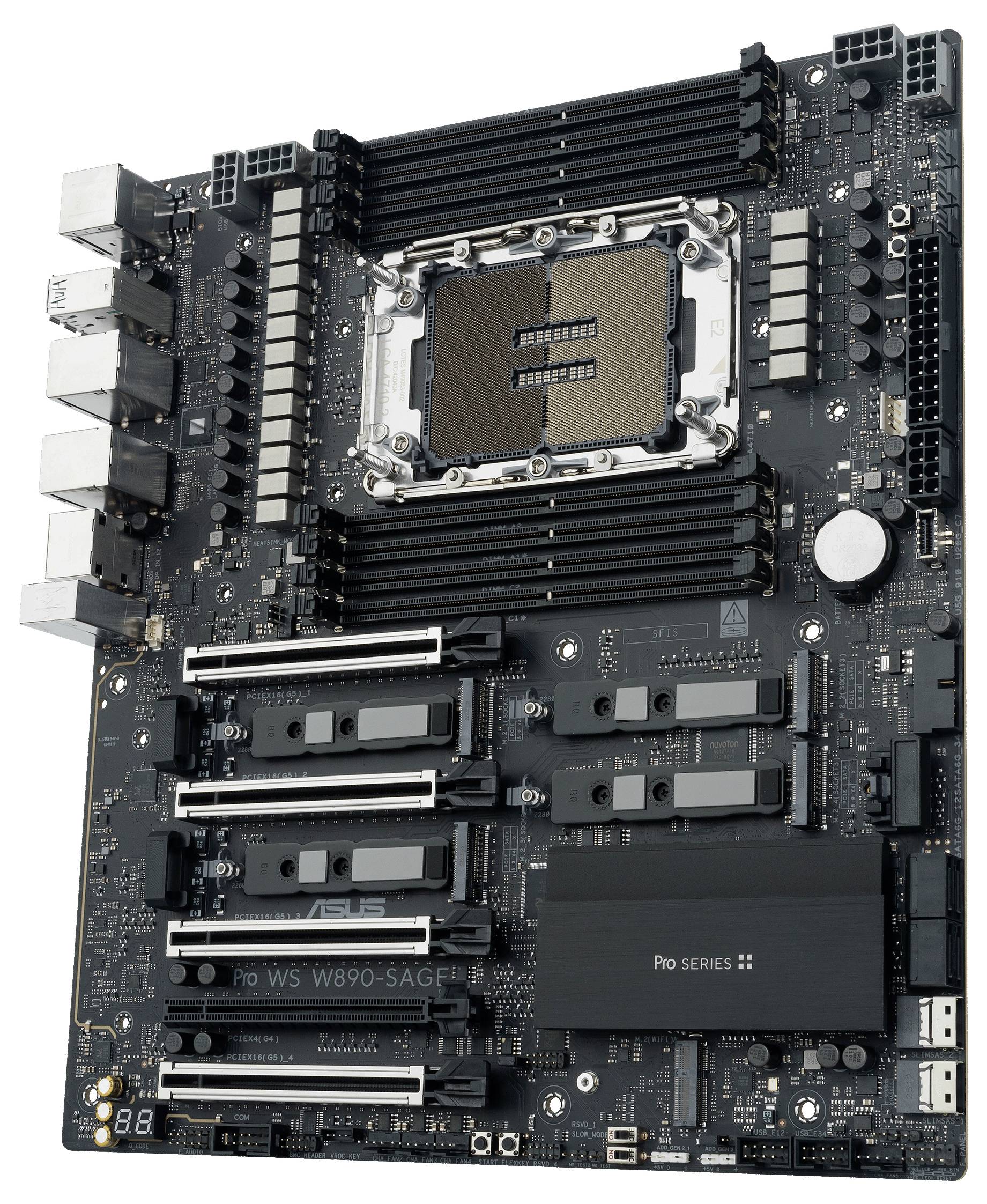 Asus PRO WS W890-SAGE LGA4710-2 EEB MB Mainboard Formfaktor (Details) CEB