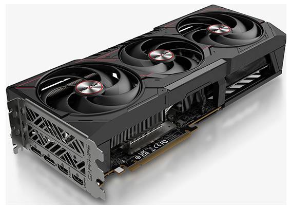 Sapphire Grafikkarte AMD Radeon RX 9070XT 16 GB GDDR6-RAM DisplayPort, HDMI®