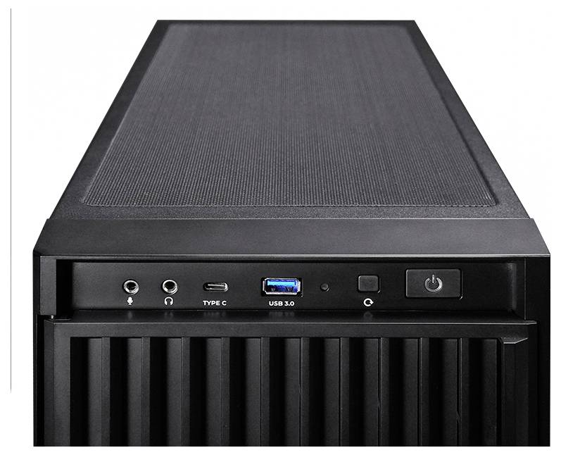 Ein schwarzer industrieller Router „RUT140