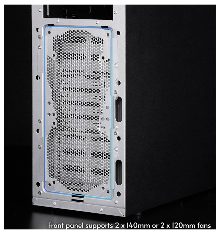 Chieftec Midi-Tower PC-Gehäuse Schwarz