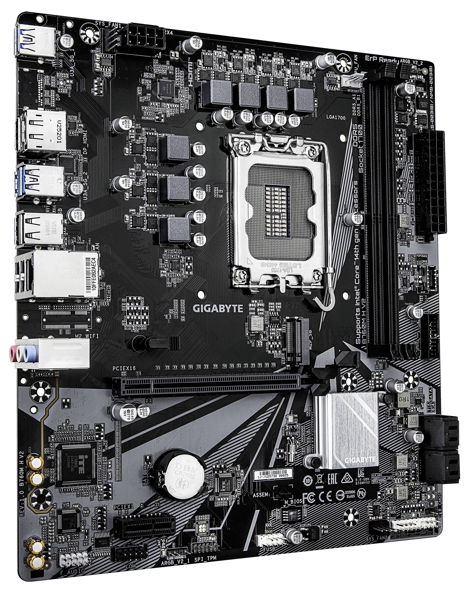 Gigabyte GA-B760M H V2 (1700) (D) Mainboard