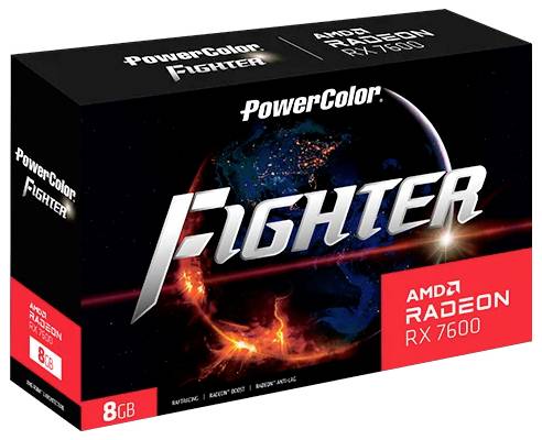 Powercolor Grafikkarte AMD Radeon RX 7600 Radeon RX 7600 8GB GDDR6-RAM
