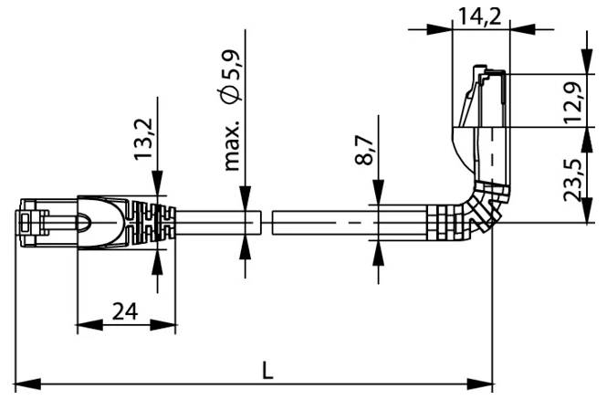 3D-Darstellung einer zylindrischen Rolle oder Welle mit einer gemusterten, gerillten Oberfläche und einem Metallstab, der sich an einem Ende vor weißem Hintergrund erstreckt.