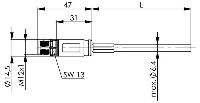 Graues Ethernetkabel mit einer Schlaufe und zwei RJ45-Steckverbindungen auf weißem Hintergrund.