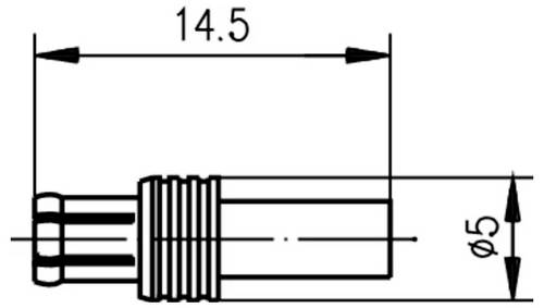 Telegärtner 100024977 100024977 MCX-Kabelstecker Stecker 50 Ω 1 St.