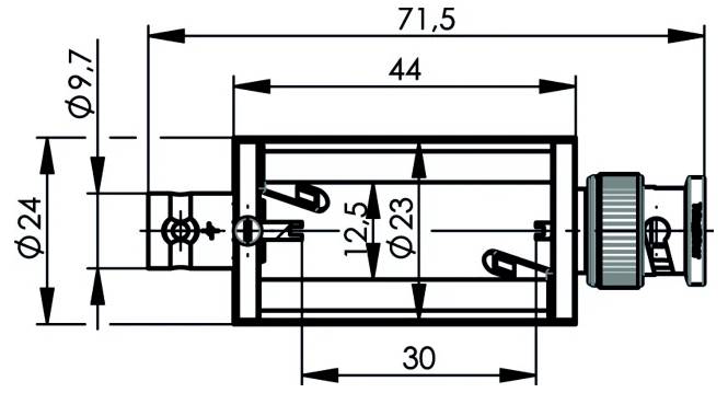 Telegärtner 100027893 100027893 BNC-Leergehäuse - 1St.