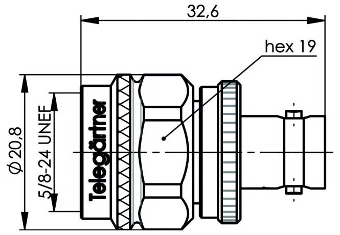 Telegärtner 100123517 100123517 N-Adapter - 1St.