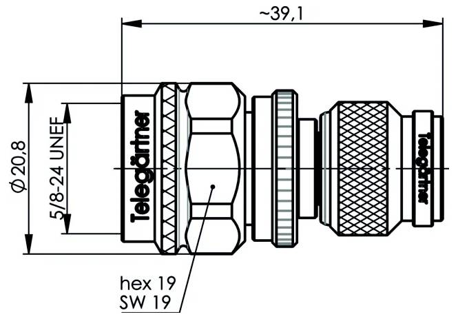 Telegärtner 100123602 100123602 N-Adapter - 1St.