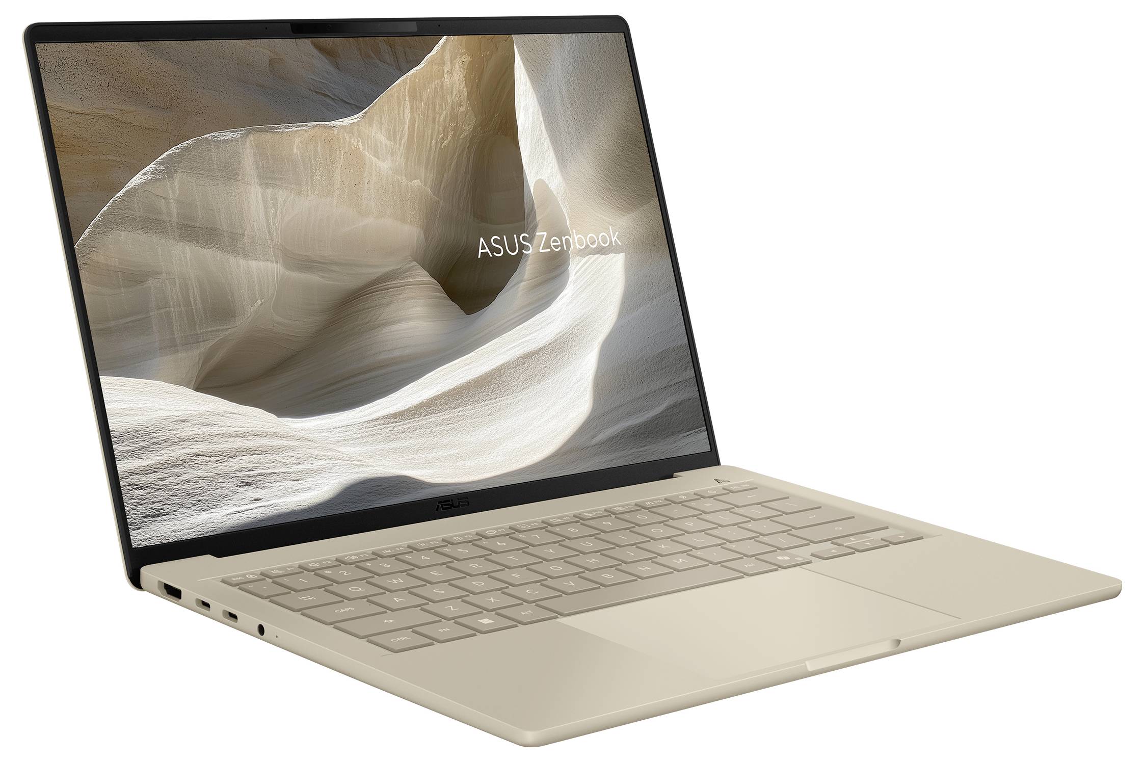 Asus Notebook ZenBook A14 35.6cm (14 Zoll) WUXGA X1-26-100 16GB RAM 1TB SSD Deutsch, QWERTZ Qualcomm Qualcomm Adreno Beige 90NB15