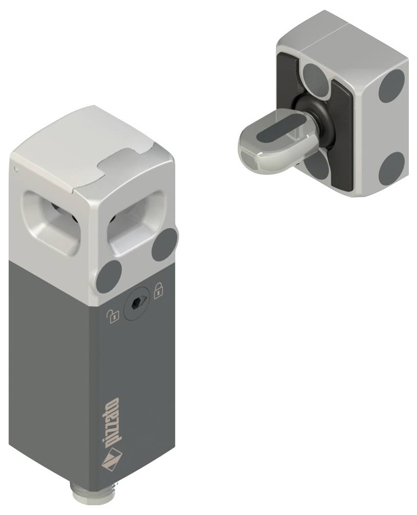 Ein rechteckiges weißes elektronisches Gerät mit minimalem Design und einem kleinen, zentriert auf der Oberseite angebrachten Logo.