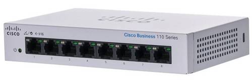 Cisco CBS110-8T-D-EU CBS110 Unmanaged 8-port GE Desktop Netzwerk Switch 8 Port 10 / 100 / 100