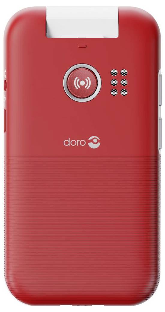 Ein weißes Schnurtelefon mit einem Hörer, der auf der Basis ruht, mit einem Spiralkabel, das sich vom Gerät erstreckt.