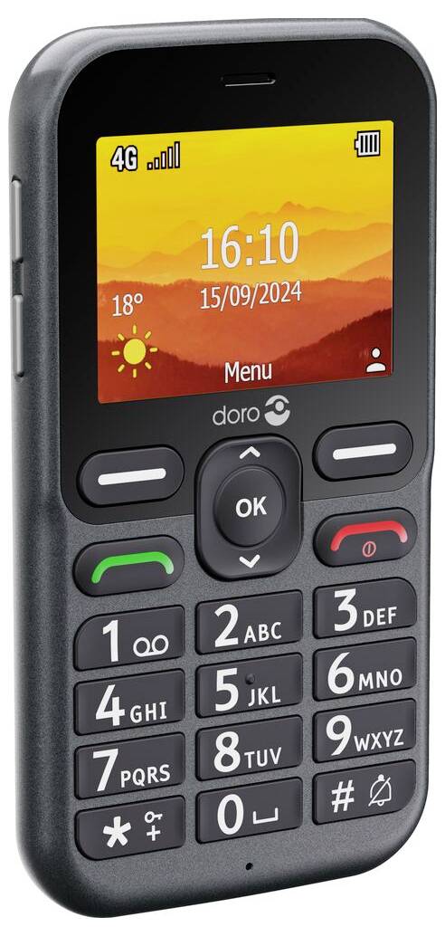 Doro Leva L10 graphit LTE Handy Schwarz