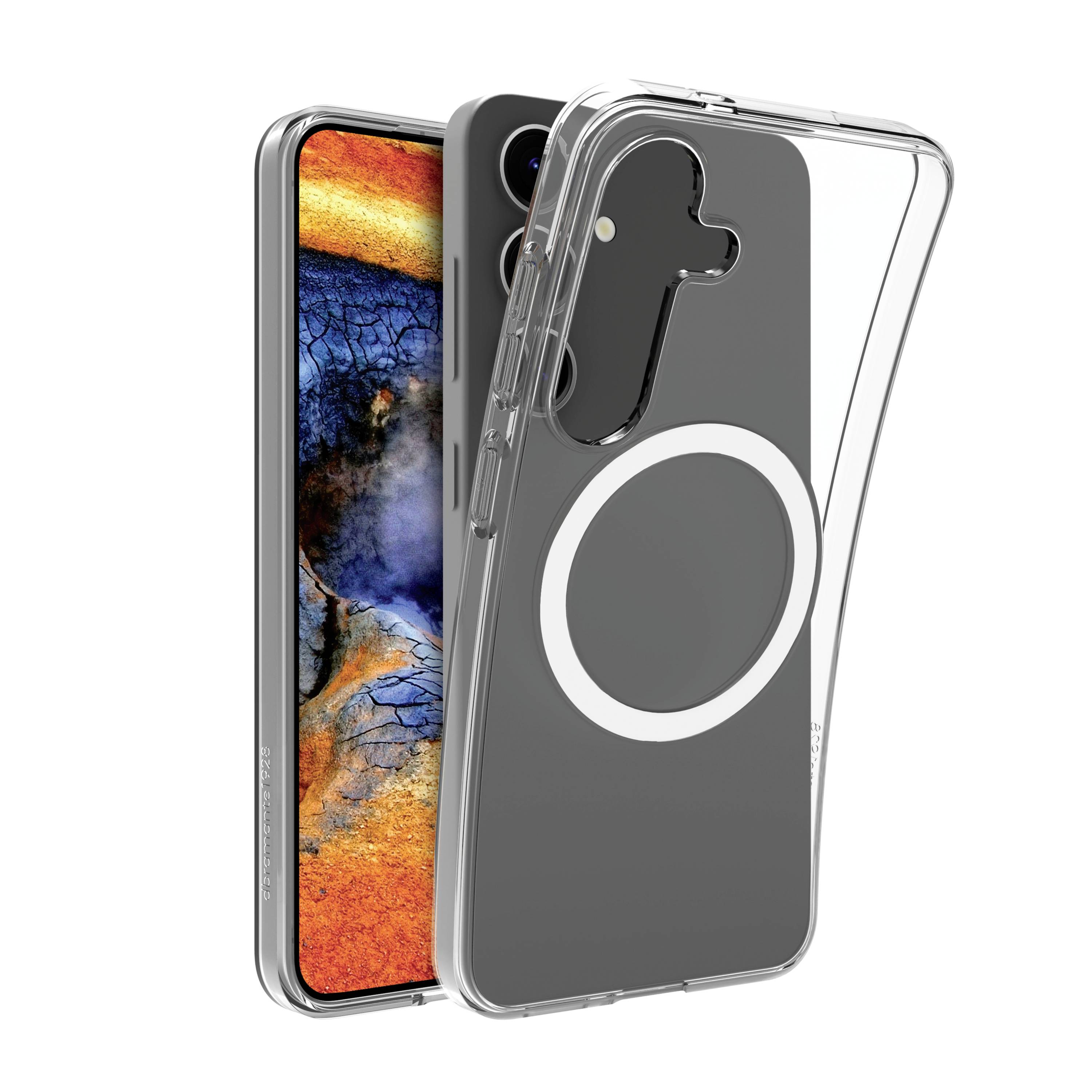Dbramante1928 Greenland Pro Qi2 Galaxy S25 - Clear Cover Samsung Galaxy S25 Transparent GPSSCL006451