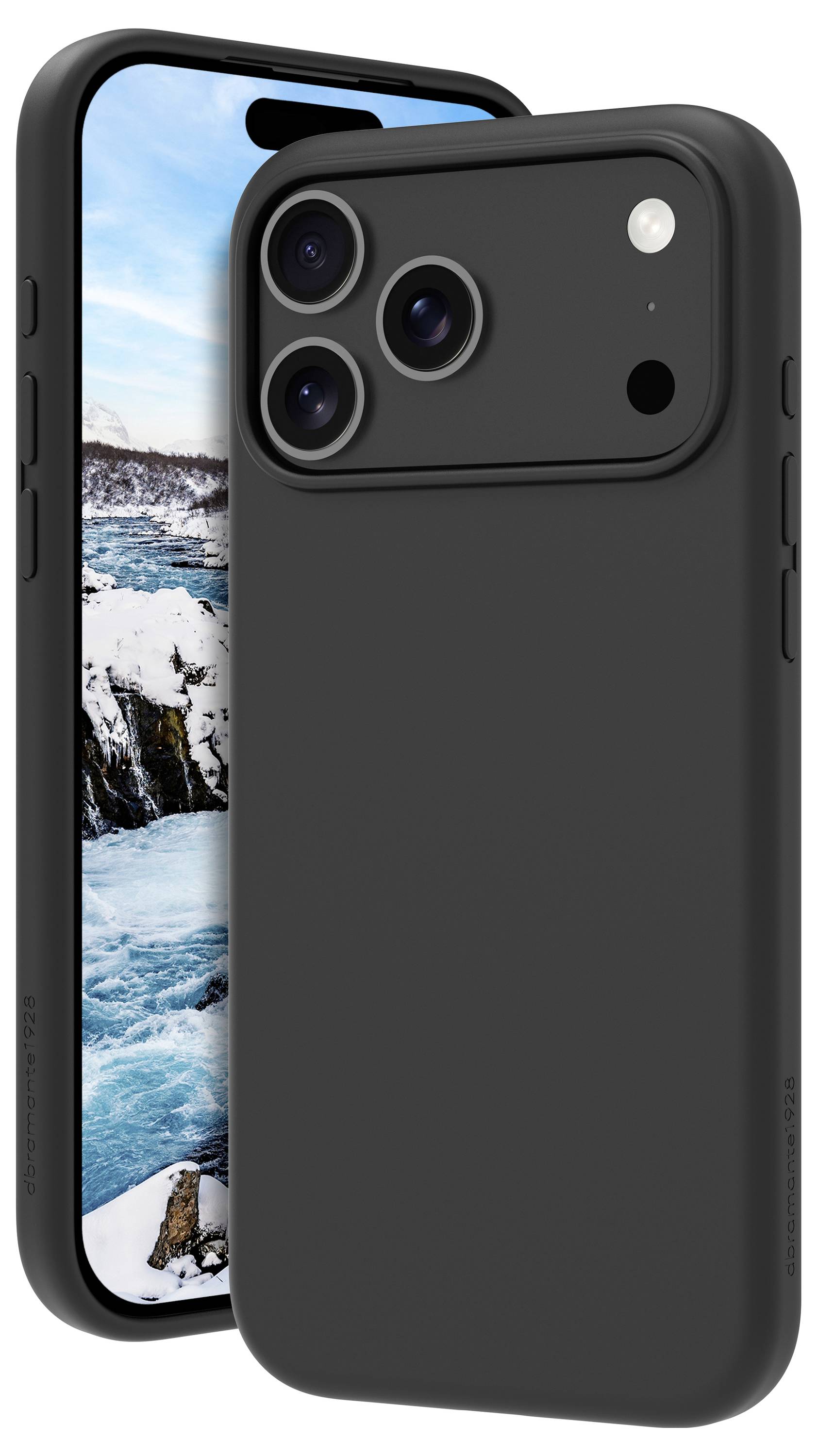 Dbramante1928 Monaco MS iPhone 17 Pro Max - Night Bla Cover Apple iPhone 17 Pro Max Schwarz MO69NIBL6695