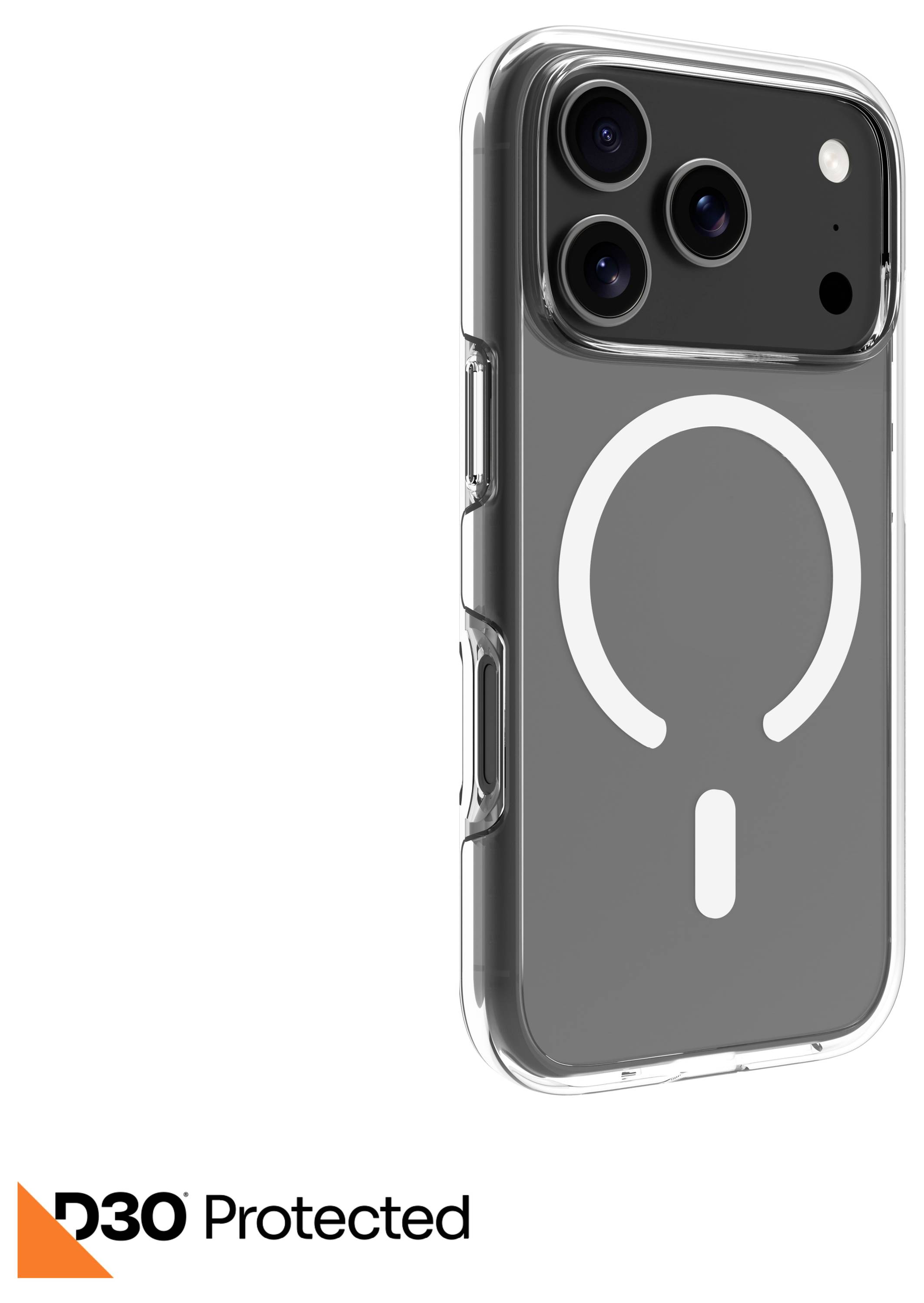 Dbramante1928 Iceland Ultra D30 MS iPhone 17 Pro - Cl Cover Apple iPhone 17 Pro Transparent MagSafe kompatibel IU63CL006701