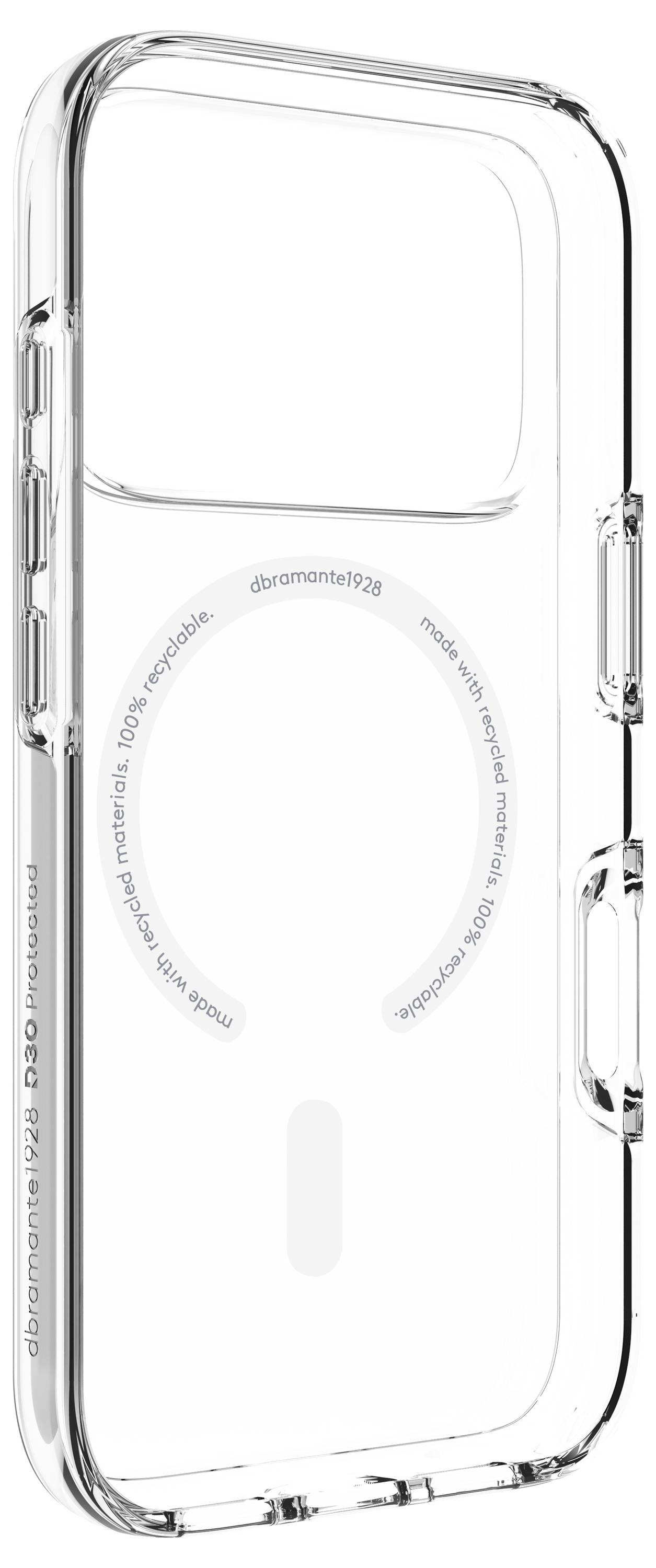 Dbramante1928 Iceland Ultra D30 MS iPhone 17 Pro - Cl Cover Apple iPhone 17 Pro Transparent MagSafe kompatibel IU63CL006701