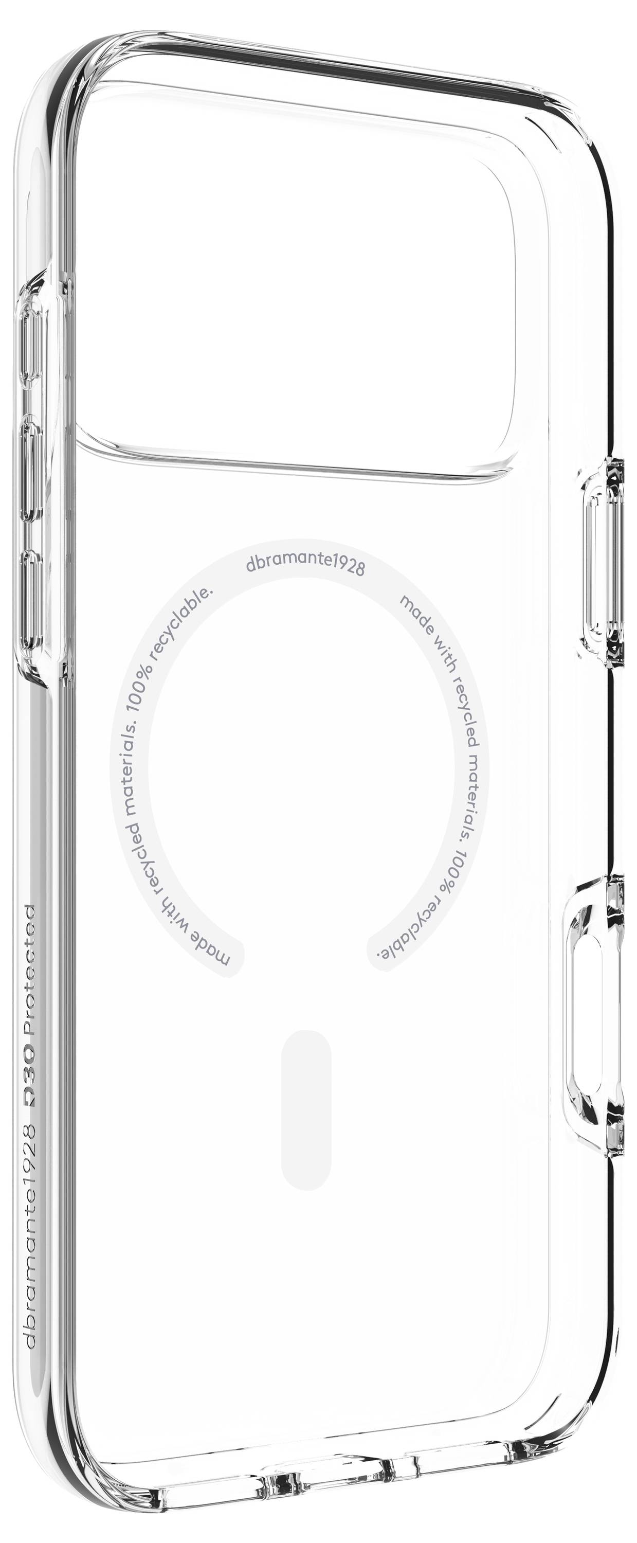 Dbramante1928 Iceland Ultra D30 MS iPhone 17 Pro Max Cover Apple iPhone 17 Pro Max Transparent MagSafe kompatibel IU69CL006703