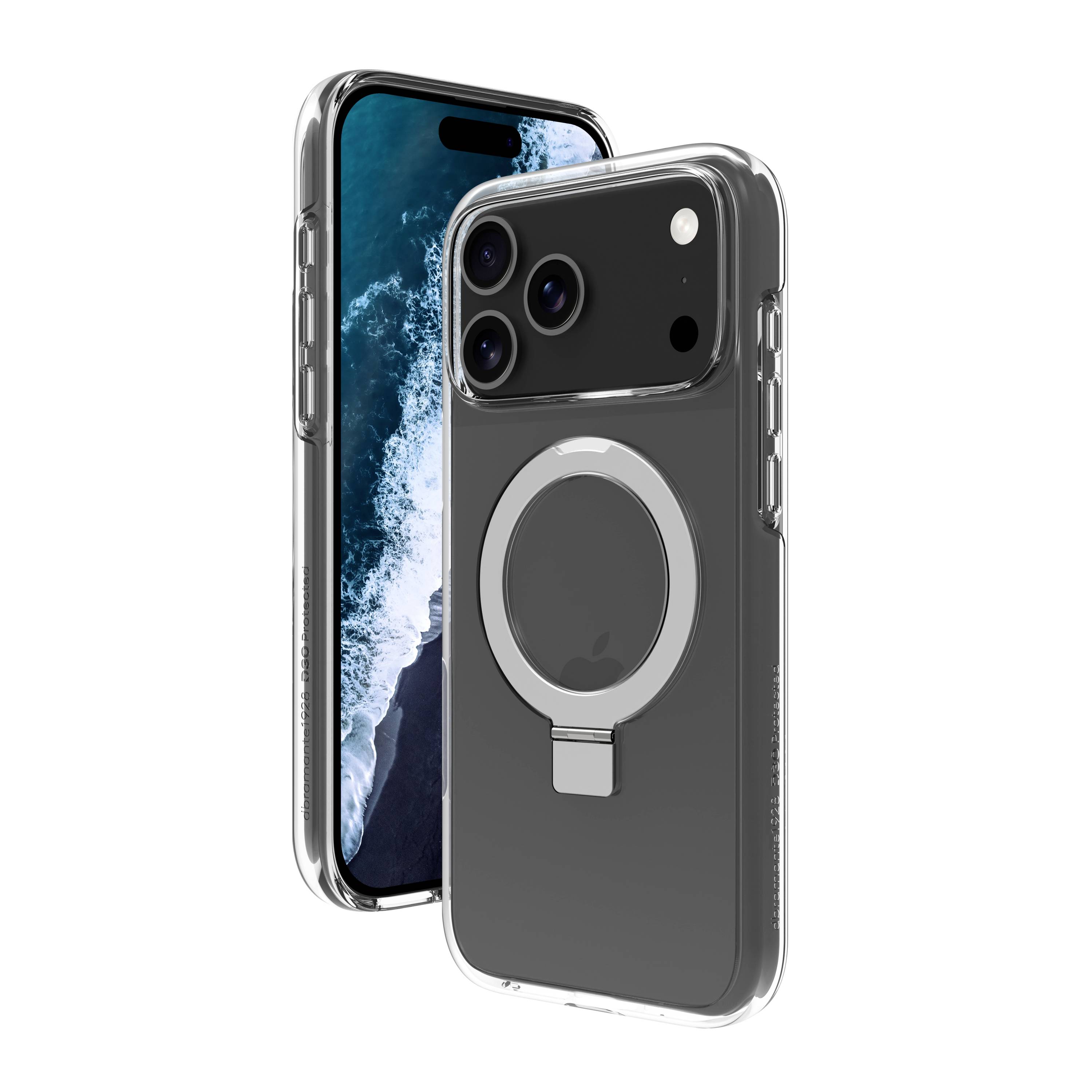 Dbramante1928 Iceland Ultra D30 MS Kick iPhone 17 Pro Cover Apple iPhone 17 Pro Max Transparent MagSafe kompatibel IUK9CL006711