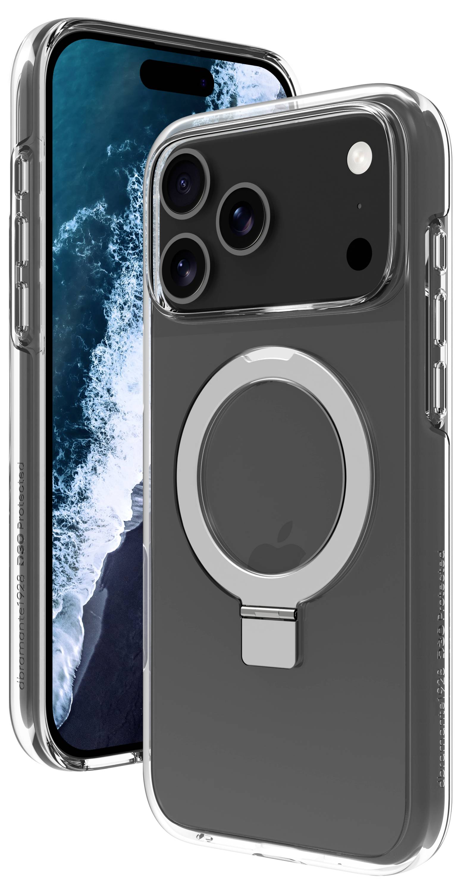 Dbramante1928 Iceland Ultra D30 MS Kick iPhone 17 Pro Cover Apple iPhone 17 Pro Max Transparent MagSafe kompatibel IUK9CL006711