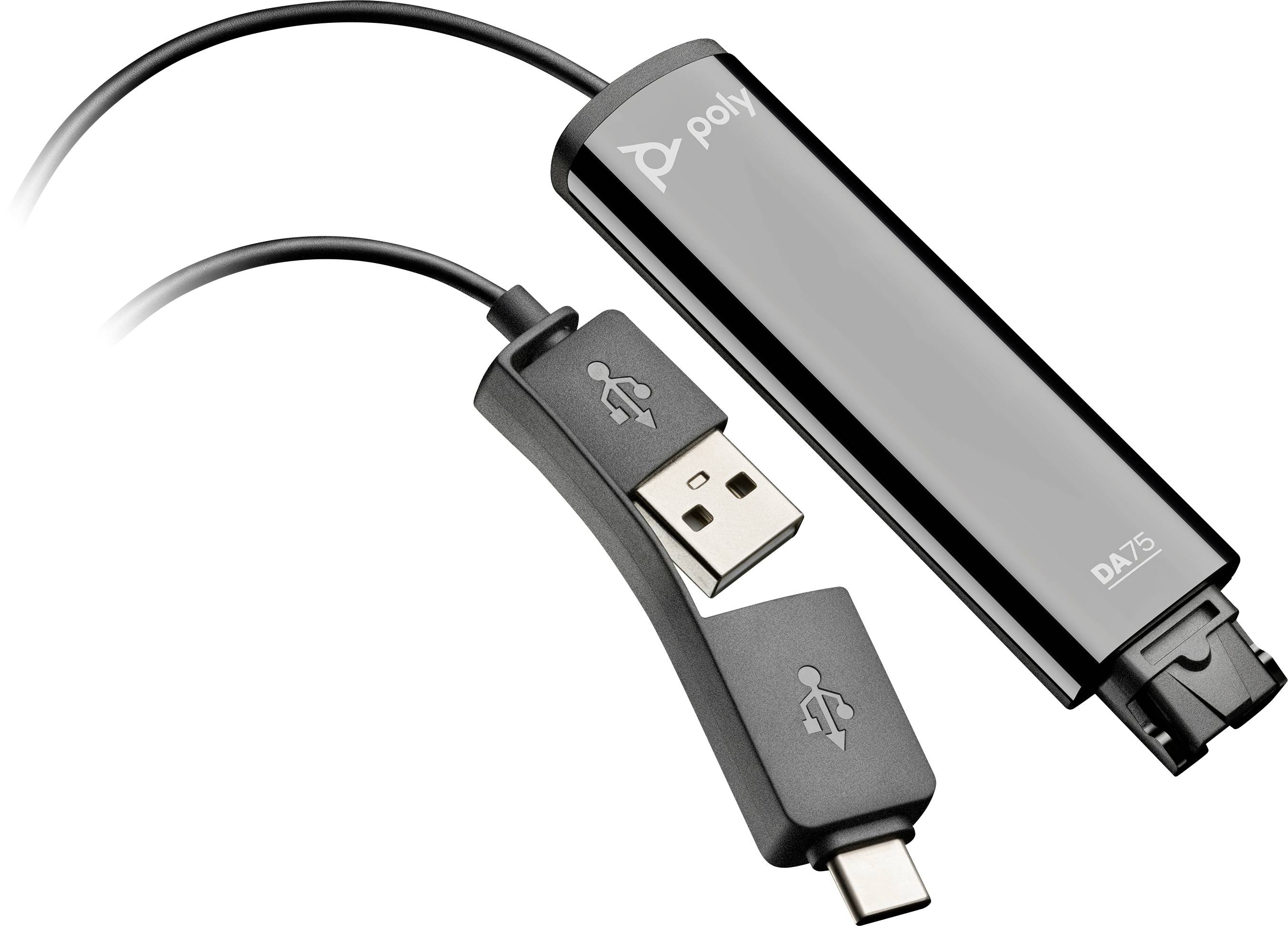 USB- und USB-C-Adapterkabel der Marke „Poly