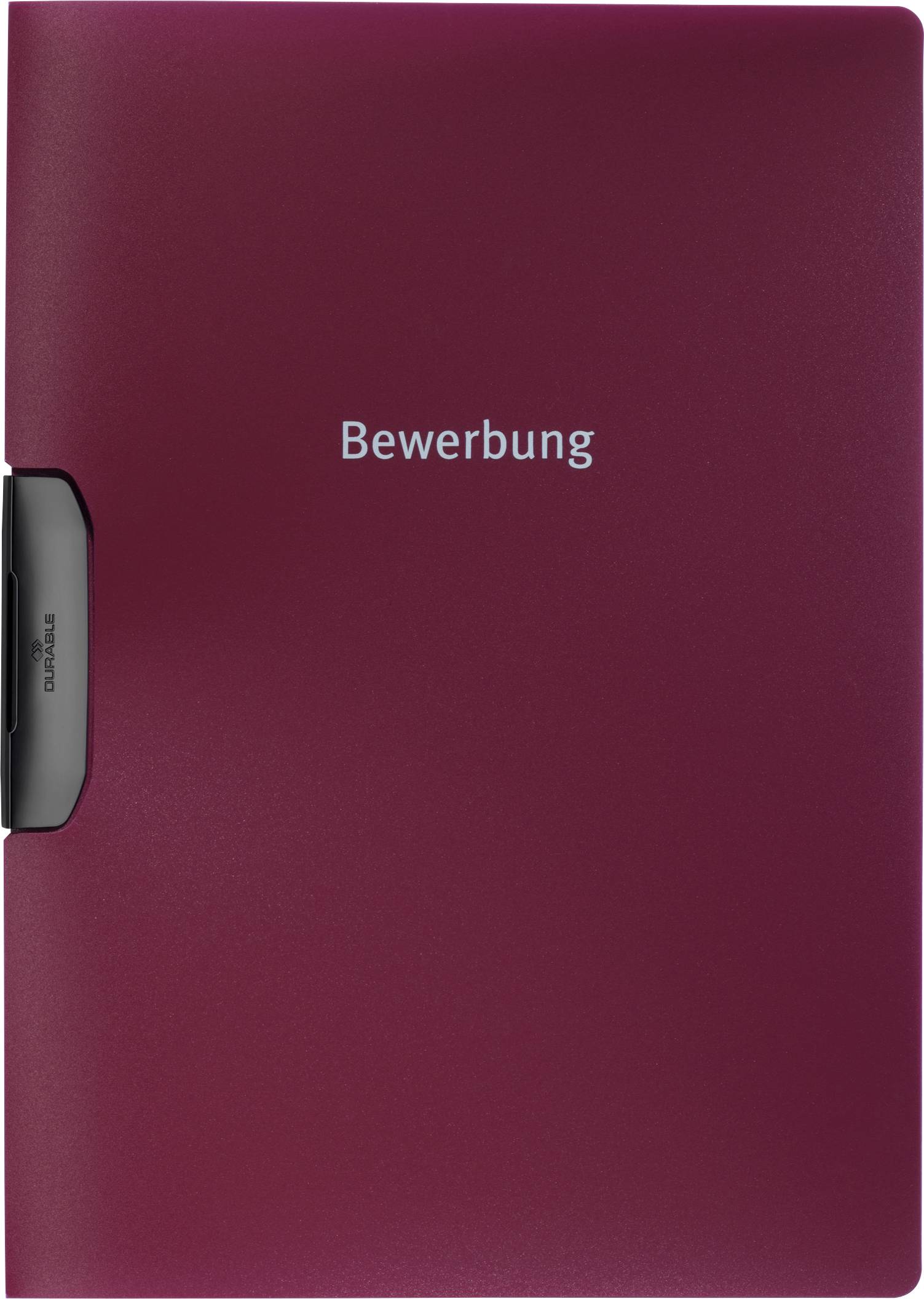 Roter Ordner mit dem Text „Bewerbung