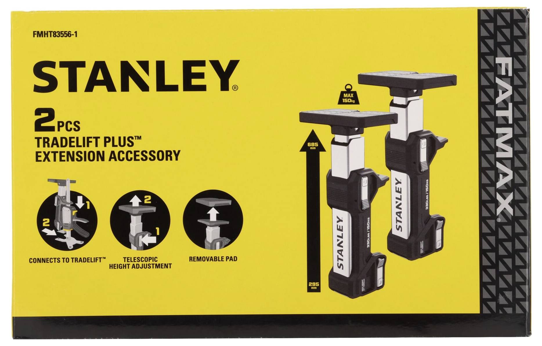 „Stanley 2er-Set Tradelift Plus Verlängerungszubehör.